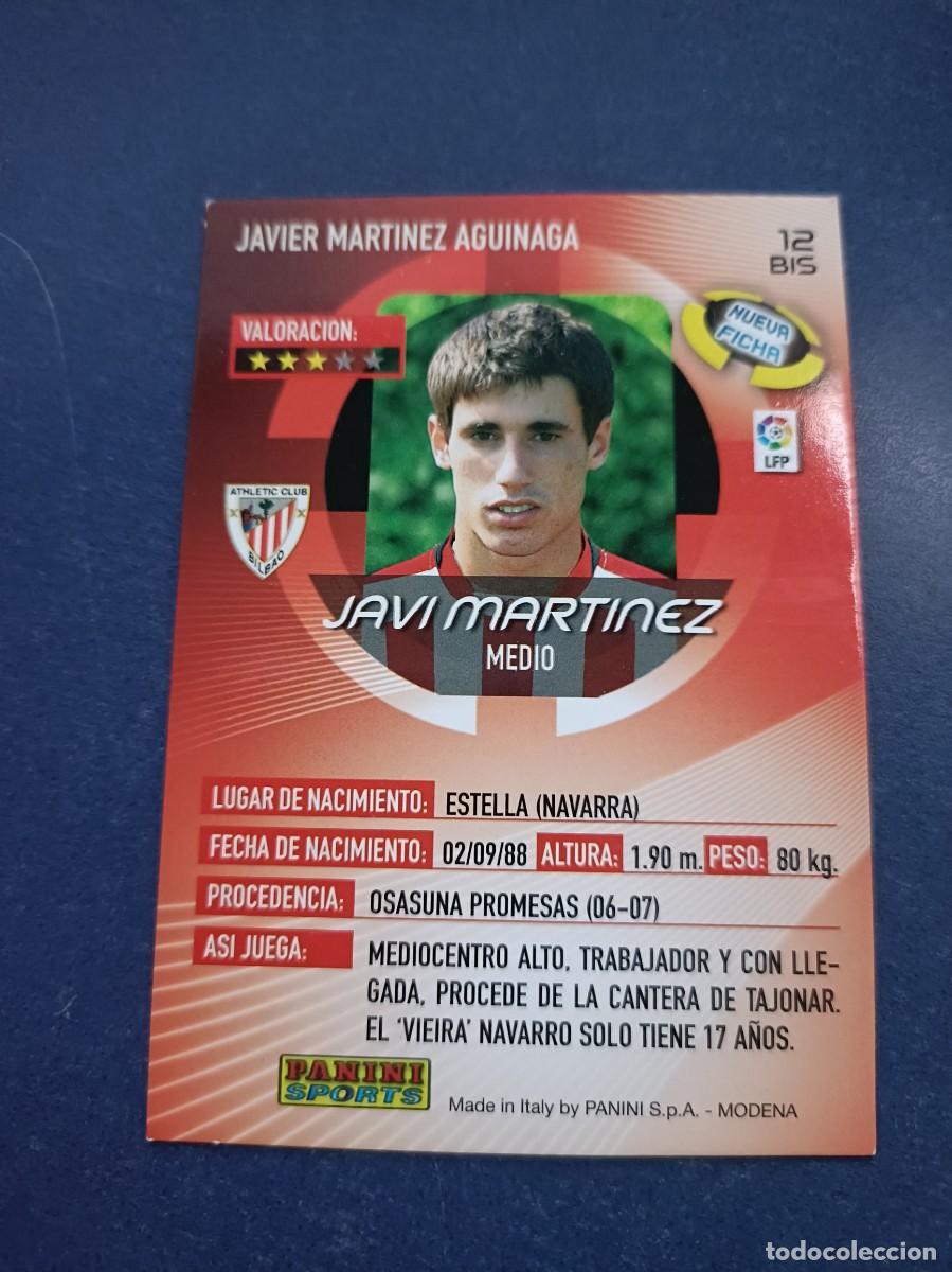 Coleccionismo cromos antiguos: JAVI MARTINEZ MEGA CRACKS PANINI 06 07 - Foto 2