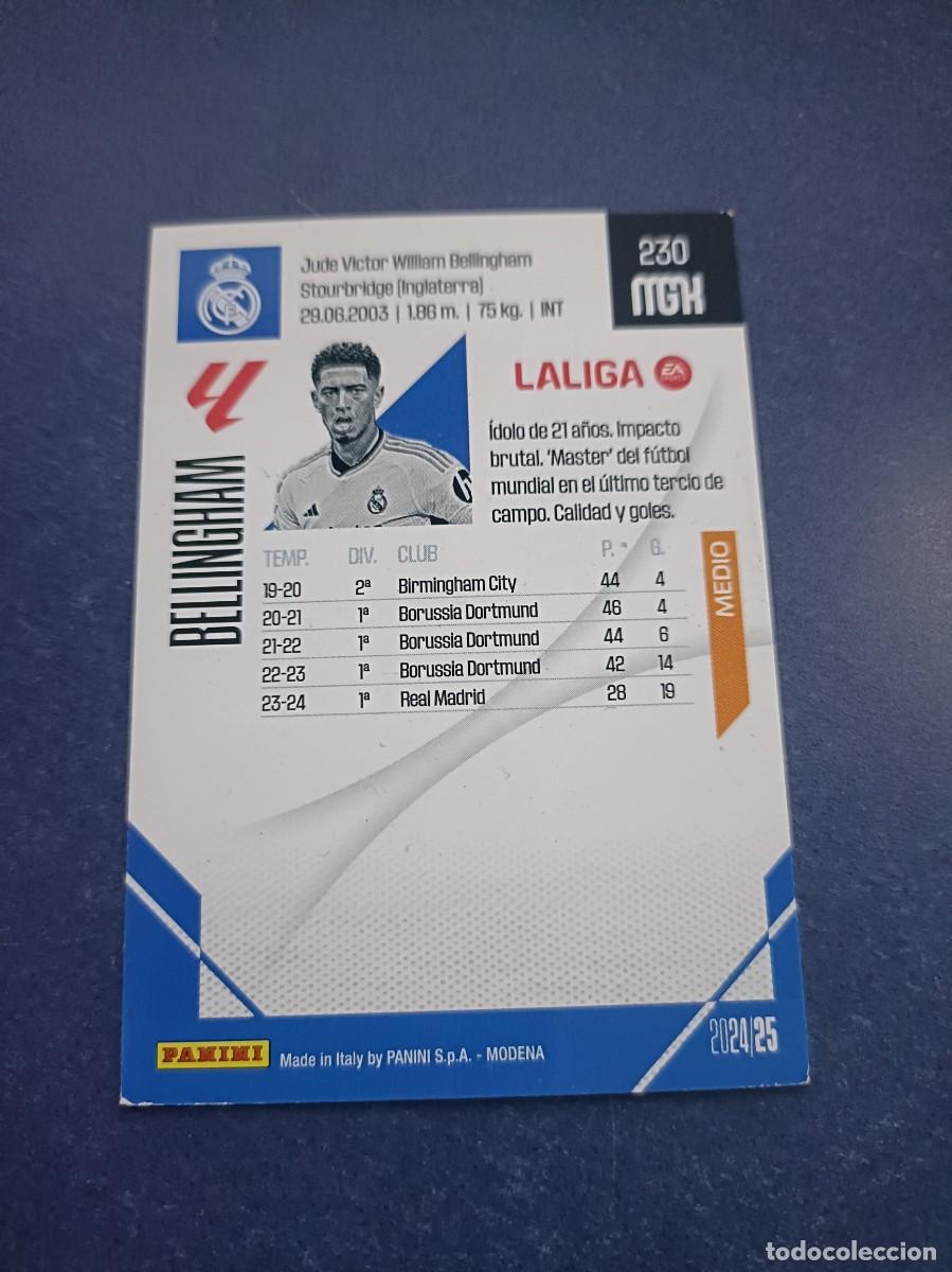 Coleccionismo cromos antiguos: BELLINGHAM MGK PANINI 24 25 - Foto 2