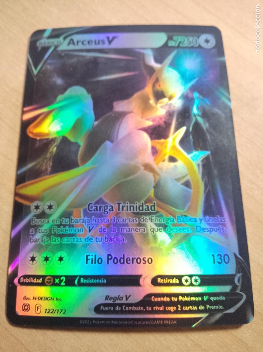 Coleccionismo cromos antiguos: POKEMON ARCEUS V BASICA CASTELLANO - Foto 1