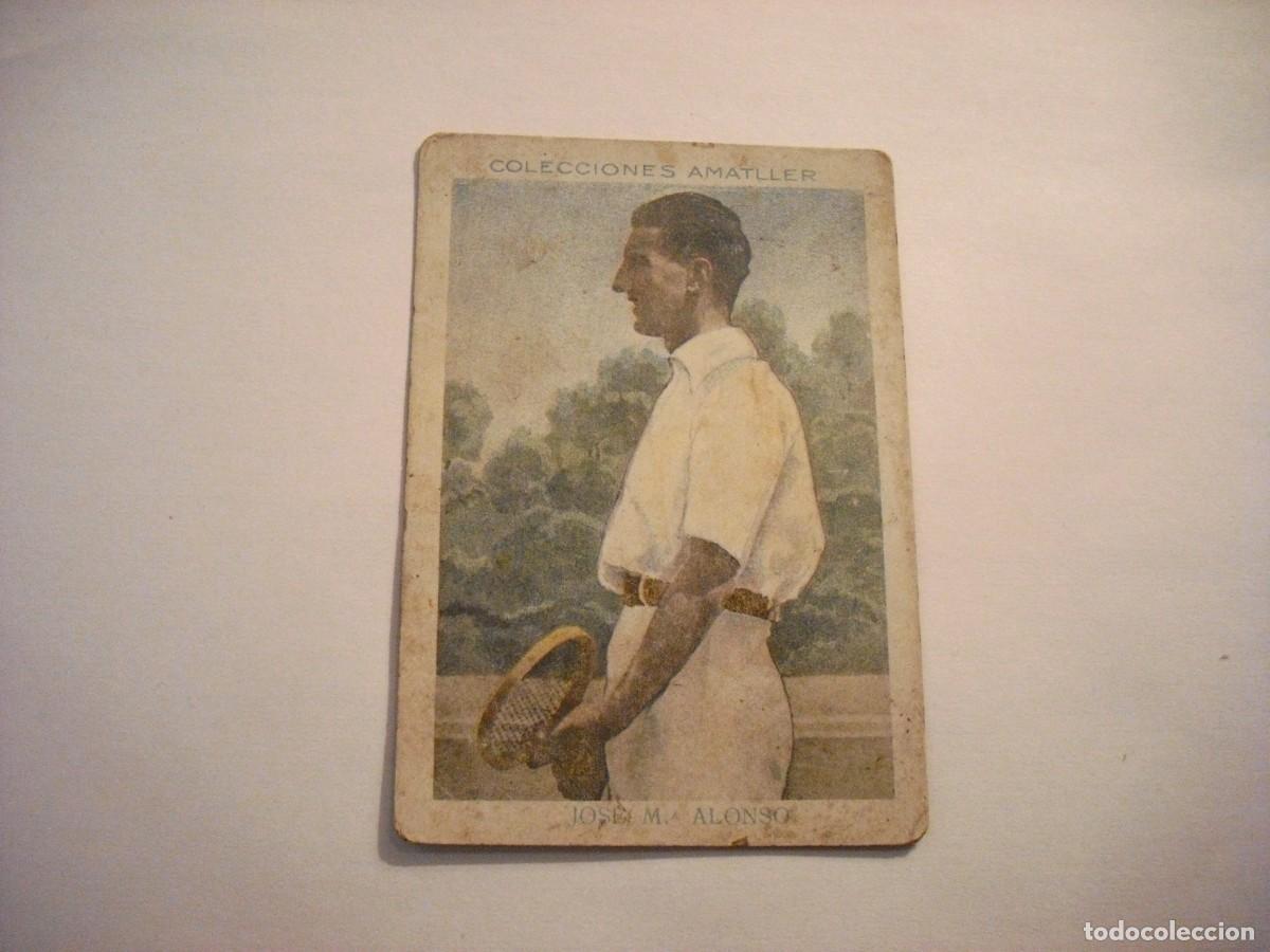 Colecionismo Cromos antigos: COLECCIONES AMATLLER N. 10. JOSE MARIA ALONSO