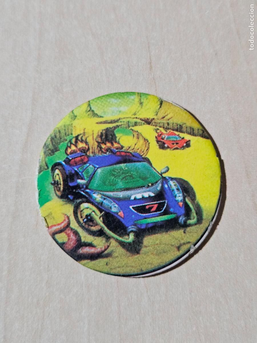 Coleccionismo cromos antiguos: TAZO N &ordm; 13 EL AUT&Eacute;NTICO POGS DE SYCH SNACKS SYCHITOS - Foto 1