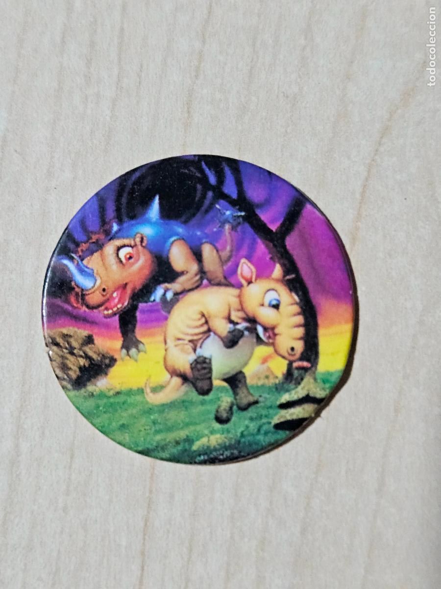 Coleccionismo cromos antiguos: TAZO N &ordm; 17 EL AUT&Eacute;NTICO POGS DE SYCH SNACKS SYCHITOS - Foto 1