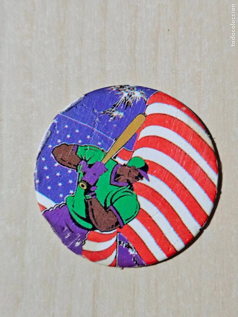 Coleccionismo cromos antiguos: TAZO N &ordm; 6 EL AUT&Eacute;NTICO POGS DE SYCH SNACKS SYCHITOS - Foto 1