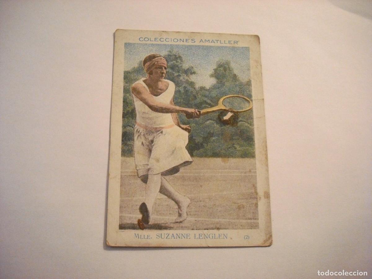 Colecionismo Cromos antigos: COLECCIONES AMATLLER N. 15. SUZANNE LENGLEN