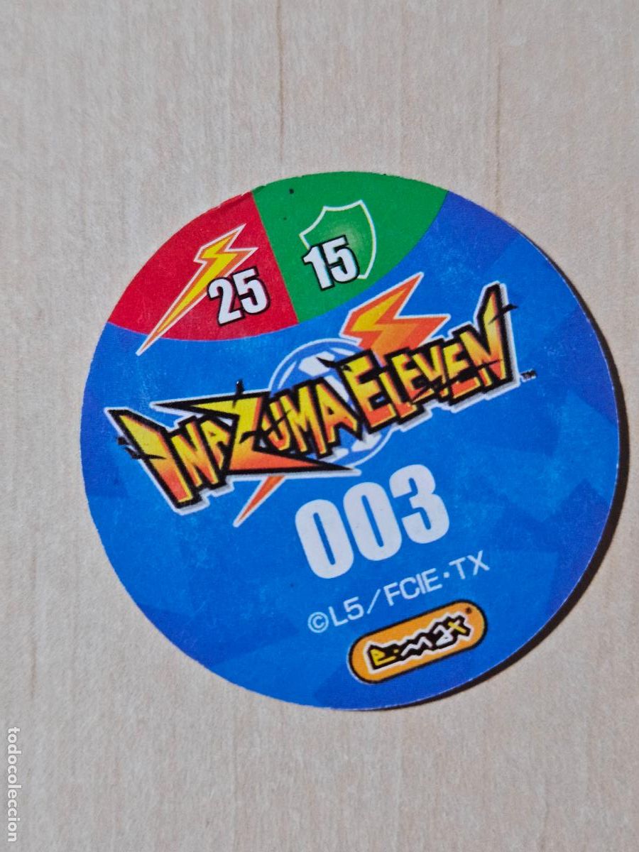 Coleccionismo cromos antiguos: N&ordm; 3 - TAZO - INAZUMA ELEVEN - E-MAX - Foto 2