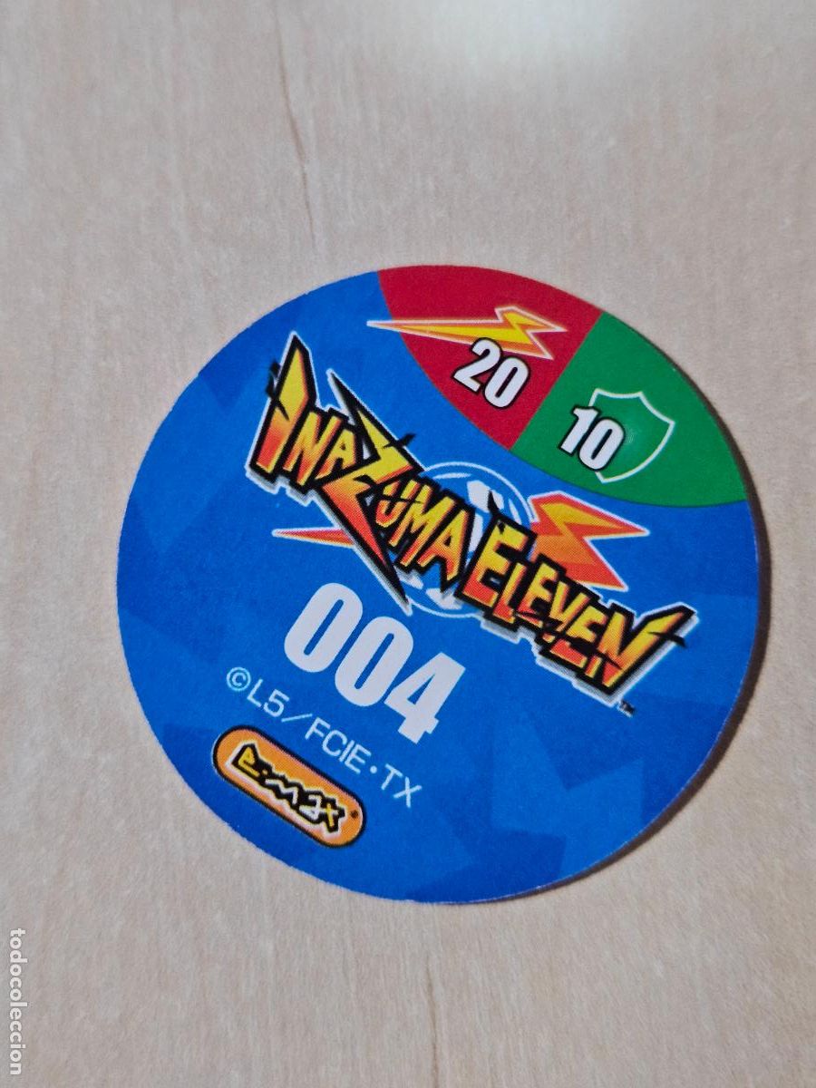 Coleccionismo cromos antiguos: N&ordm; 4 - TAZO - INAZUMA ELEVEN - E-MAX - Foto 2