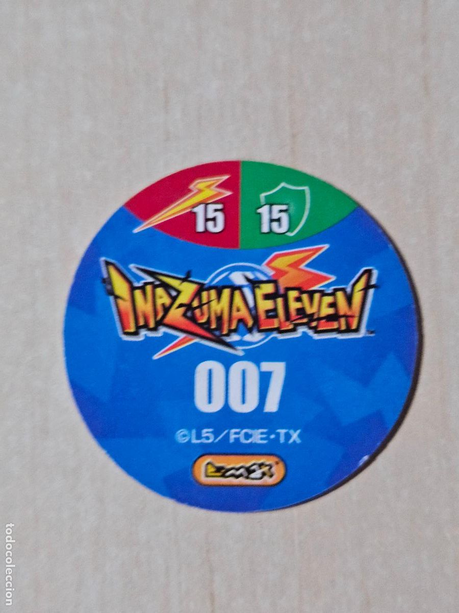 Coleccionismo cromos antiguos: N&ordm; 7 - TAZO - INAZUMA ELEVEN - E-MAX - Foto 2