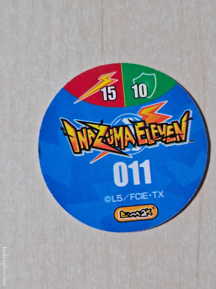 Coleccionismo cromos antiguos: N&ordm; 11 - TAZO - INAZUMA ELEVEN - E-MAX - Foto 2