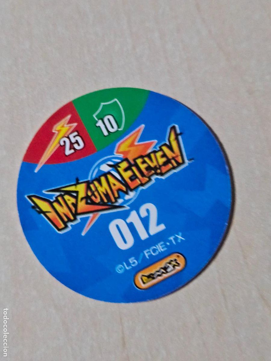Coleccionismo cromos antiguos: N&ordm; 12 - TAZO - INAZUMA ELEVEN - E-MAX - Foto 2