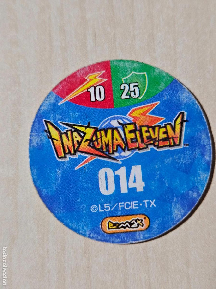 Coleccionismo cromos antiguos: N&ordm; 14 - TAZO - INAZUMA ELEVEN - E-MAX - Foto 2