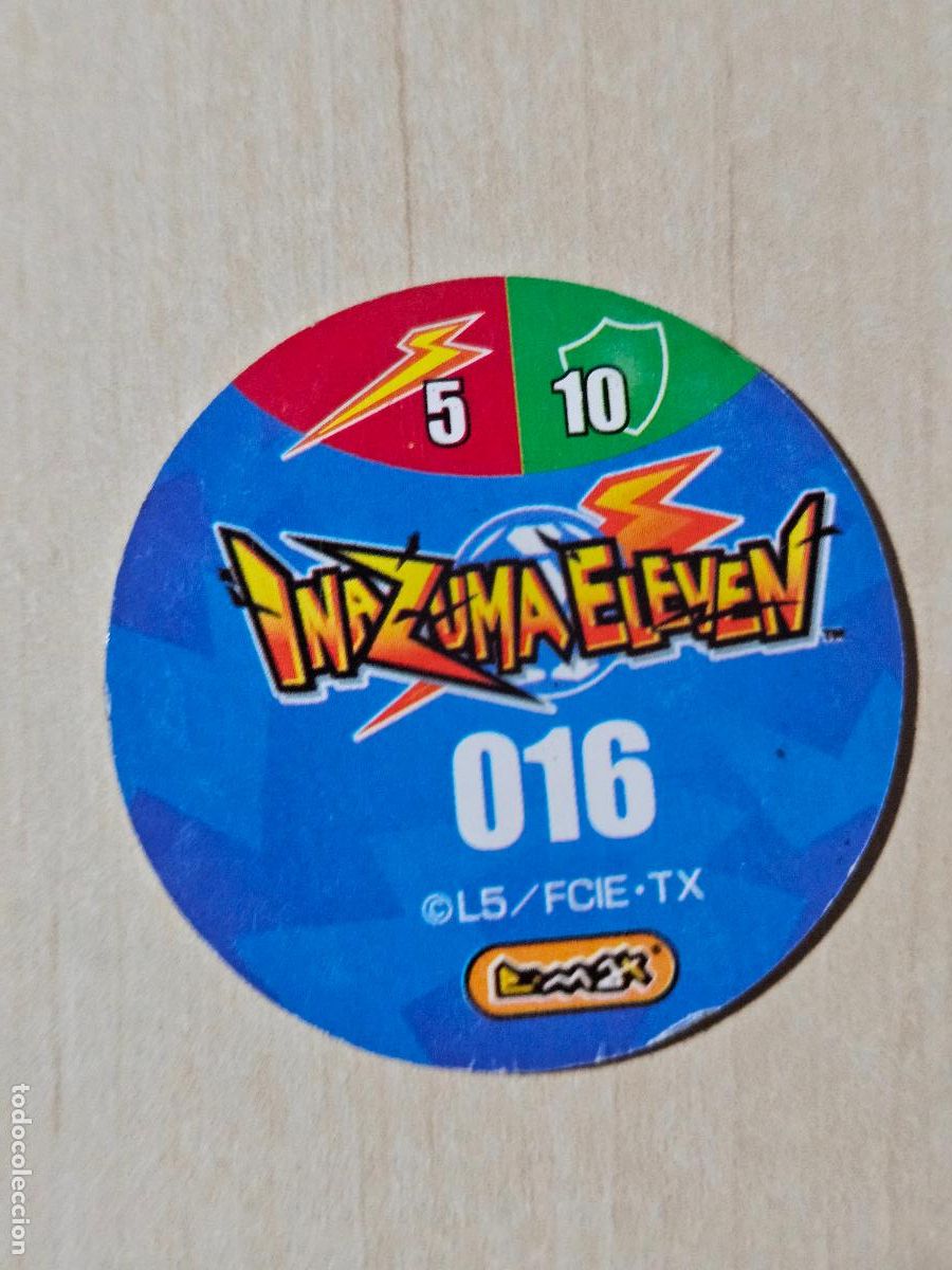 Coleccionismo cromos antiguos: N&ordm; 16 - TAZO - INAZUMA ELEVEN - E-MAX - Foto 2