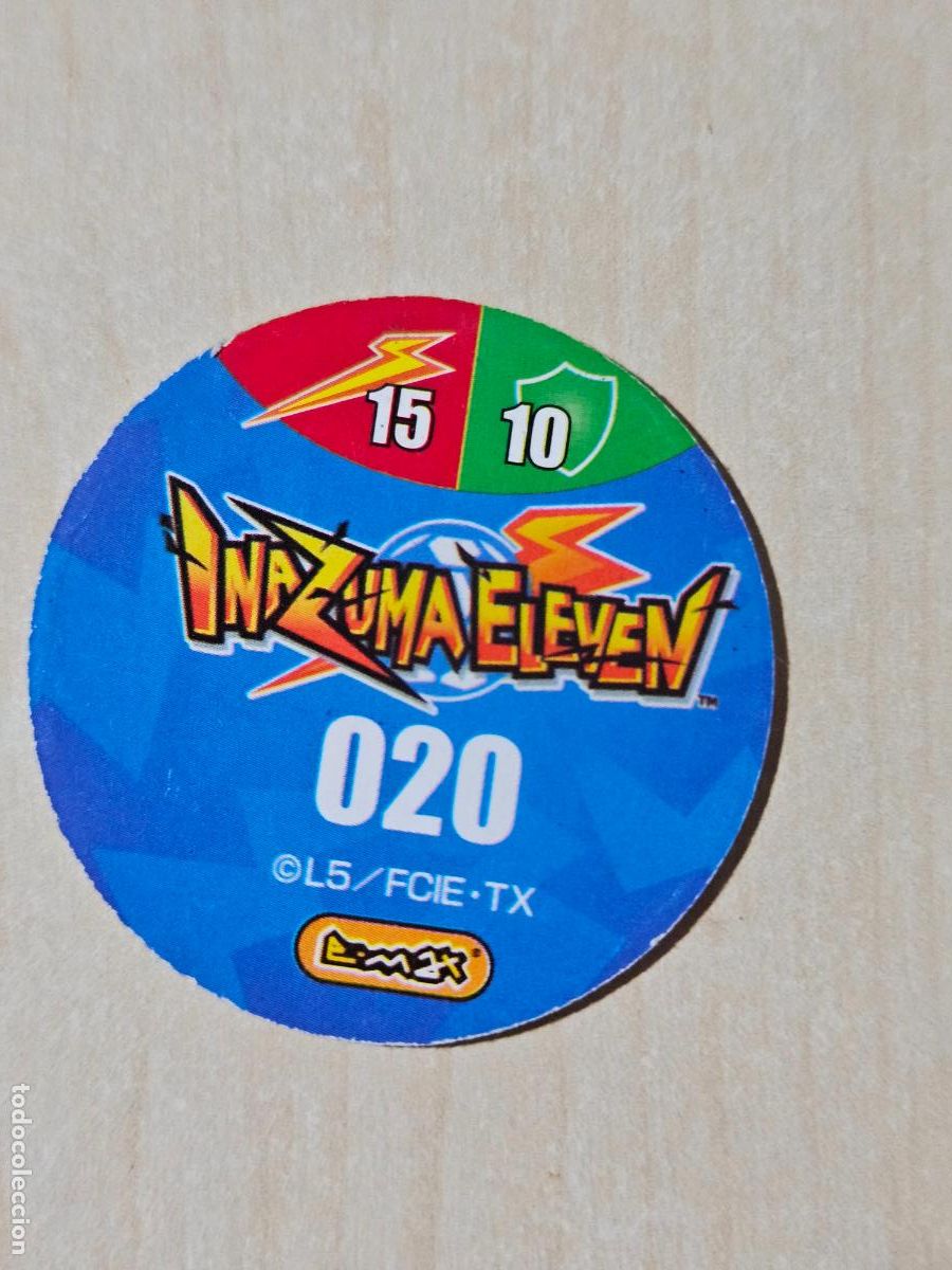 Coleccionismo cromos antiguos: N&ordm; 20 - TAZO - INAZUMA ELEVEN - E-MAX - Foto 2