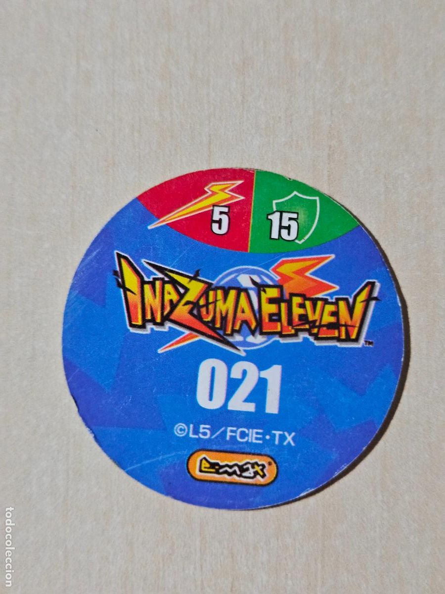 Coleccionismo cromos antiguos: N&ordm; 21 - TAZO - INAZUMA ELEVEN - E-MAX - Foto 2