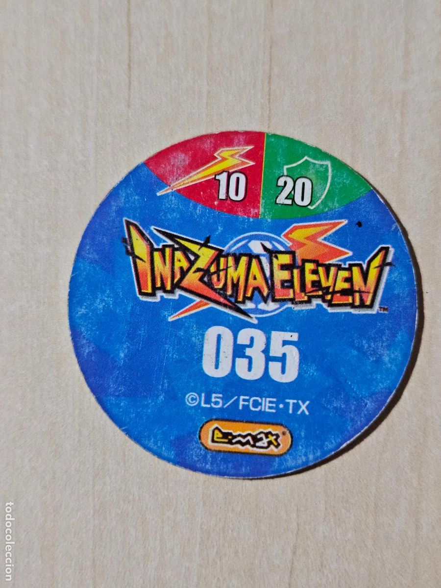 Coleccionismo cromos antiguos: N&ordm; 35 - TAZO - INAZUMA ELEVEN - E-MAX - Foto 2
