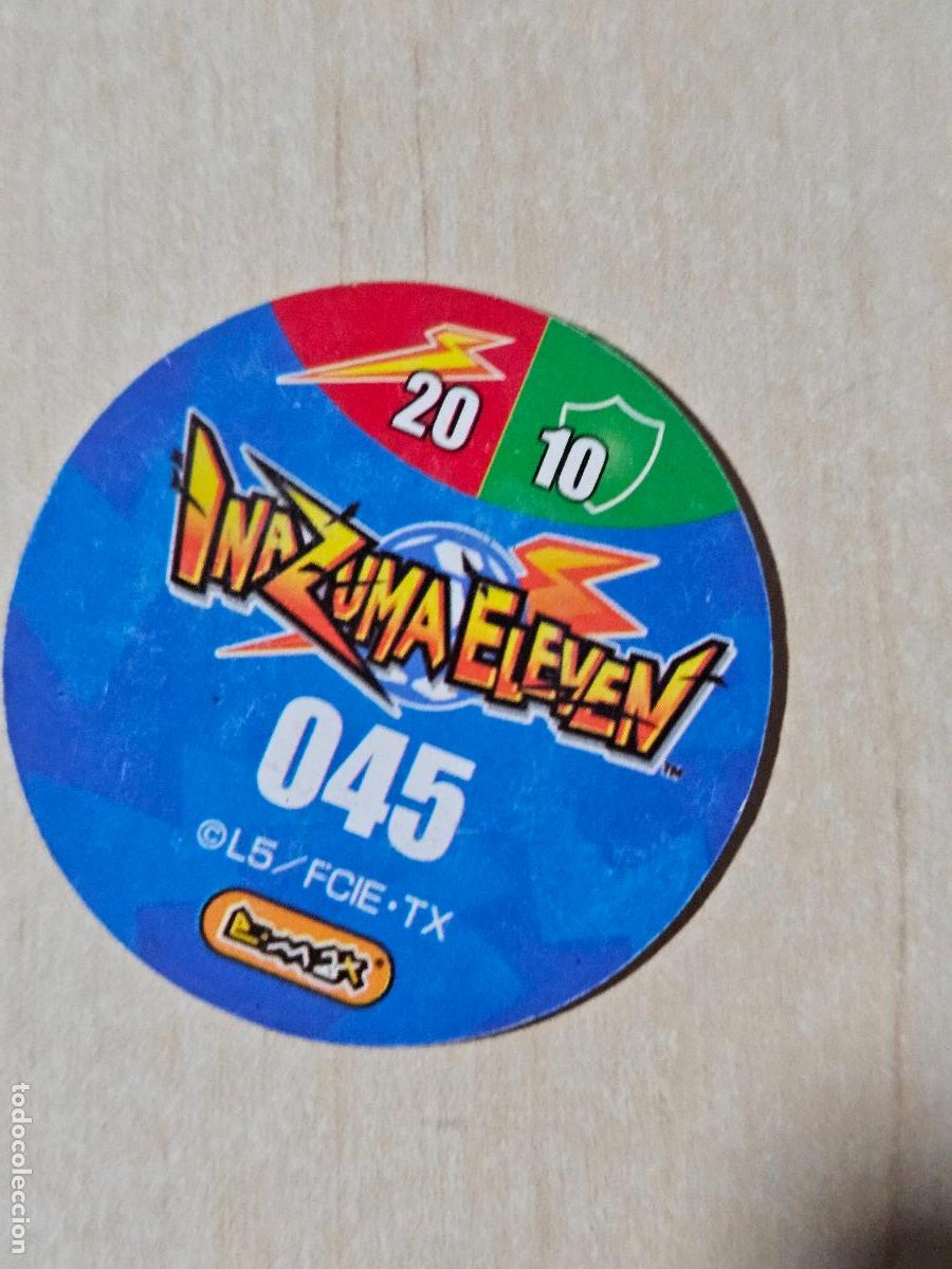 Coleccionismo cromos antiguos: N&ordm; 45 - TAZO - INAZUMA ELEVEN - E-MAX - Foto 2