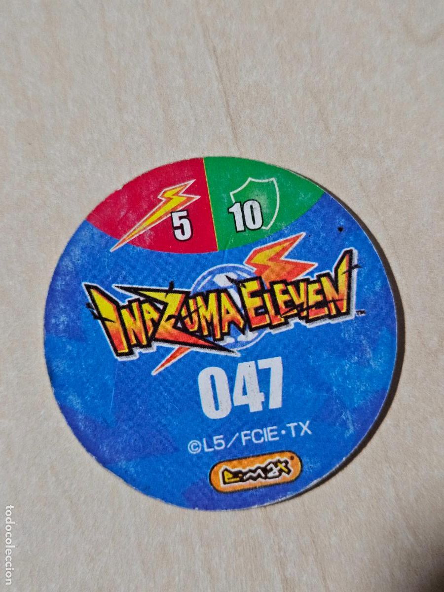 Coleccionismo cromos antiguos: N&ordm; 47 - TAZO - INAZUMA ELEVEN - E-MAX - Foto 2