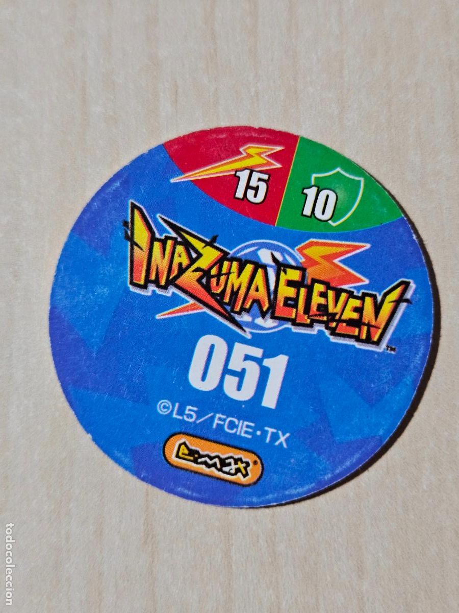 Coleccionismo cromos antiguos: N&ordm; 51 - TAZO - INAZUMA ELEVEN - E-MAX - Foto 2