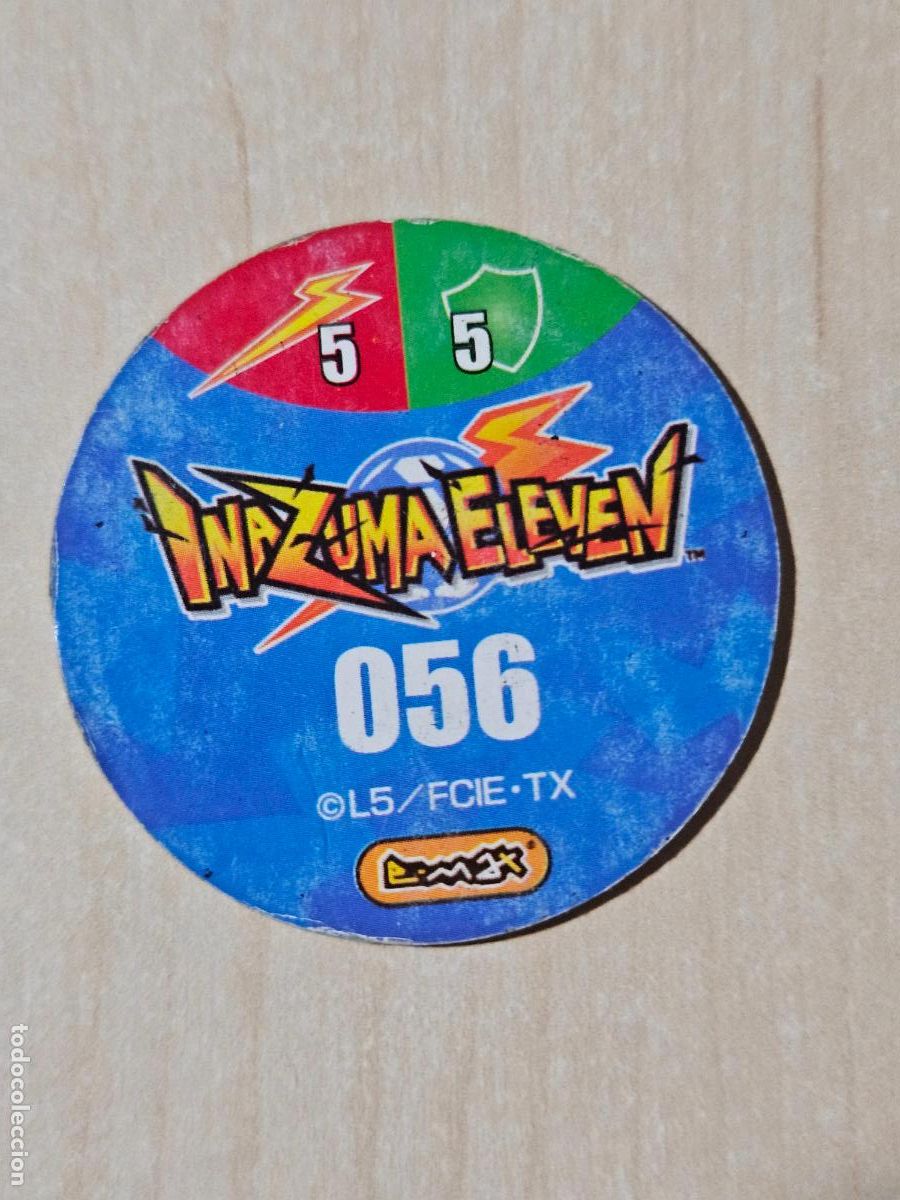 Coleccionismo cromos antiguos: N&ordm; 56 - TAZO - INAZUMA ELEVEN - E-MAX - Foto 2