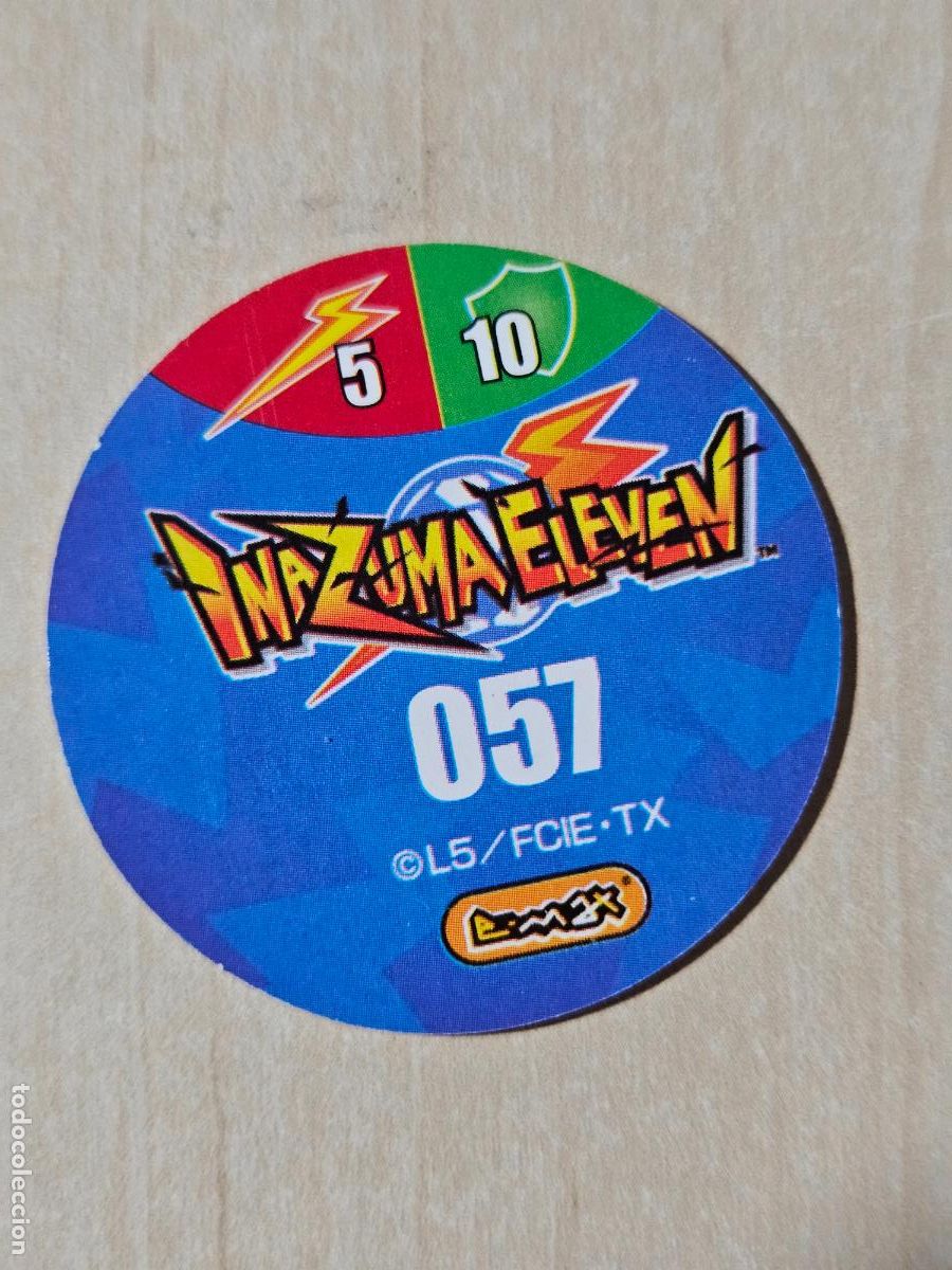Coleccionismo cromos antiguos: N&ordm; 57 - TAZO - INAZUMA ELEVEN - E-MAX - Foto 2