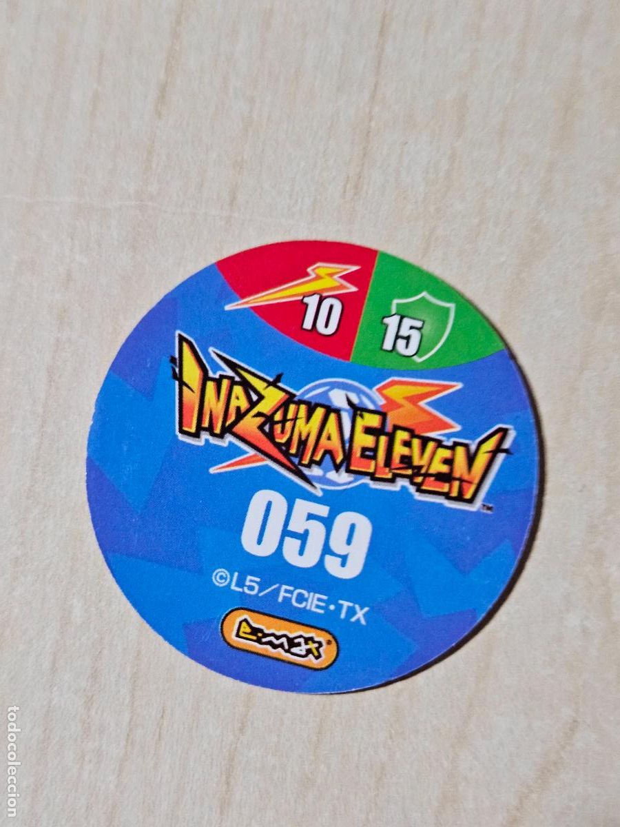 Coleccionismo cromos antiguos: N&ordm; 59 - TAZO - INAZUMA ELEVEN - E-MAX - Foto 2