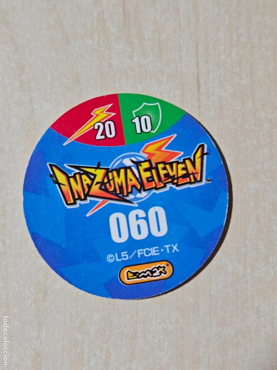 Coleccionismo cromos antiguos: N&ordm; 60 - TAZO - INAZUMA ELEVEN - E-MAX - Foto 2