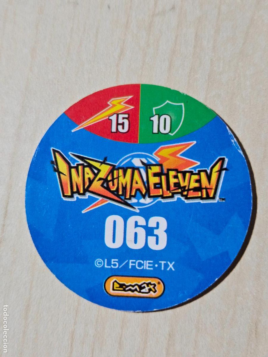 Coleccionismo cromos antiguos: N&ordm; 63 - TAZO - INAZUMA ELEVEN - E-MAX - Foto 2
