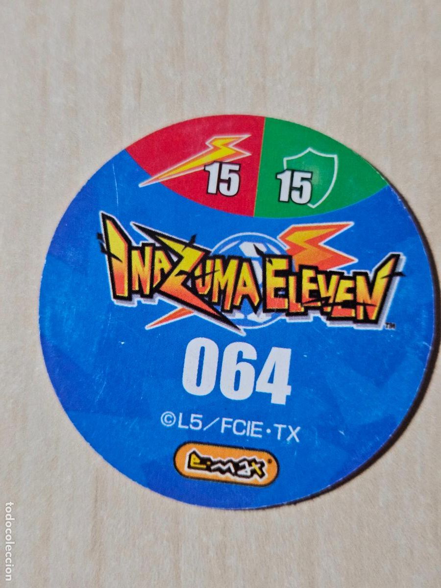 Coleccionismo cromos antiguos: N&ordm; 64 - TAZO - INAZUMA ELEVEN - E-MAX - Foto 2
