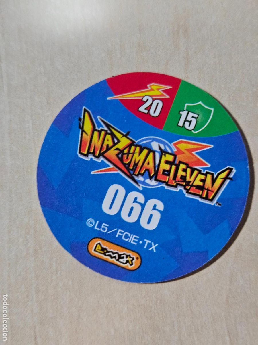Coleccionismo cromos antiguos: N&ordm; 66 - TAZO - INAZUMA ELEVEN - E-MAX - Foto 2