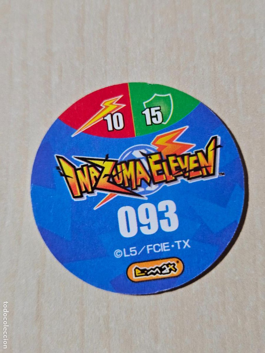 Coleccionismo cromos antiguos: N&ordm; 93 - TAZO - INAZUMA ELEVEN - E-MAX - Foto 2