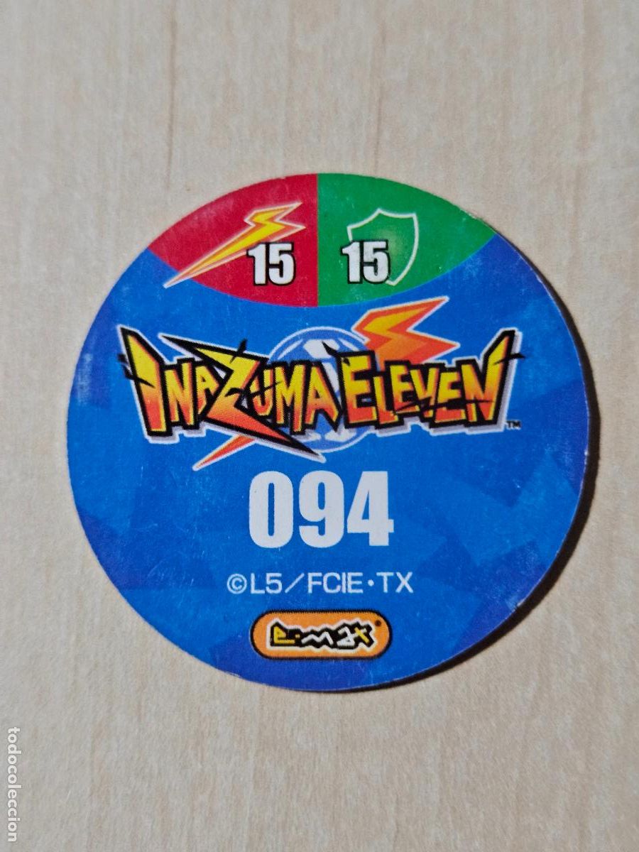 Coleccionismo cromos antiguos: N&ordm; 94 - TAZO - INAZUMA ELEVEN - E-MAX - Foto 2
