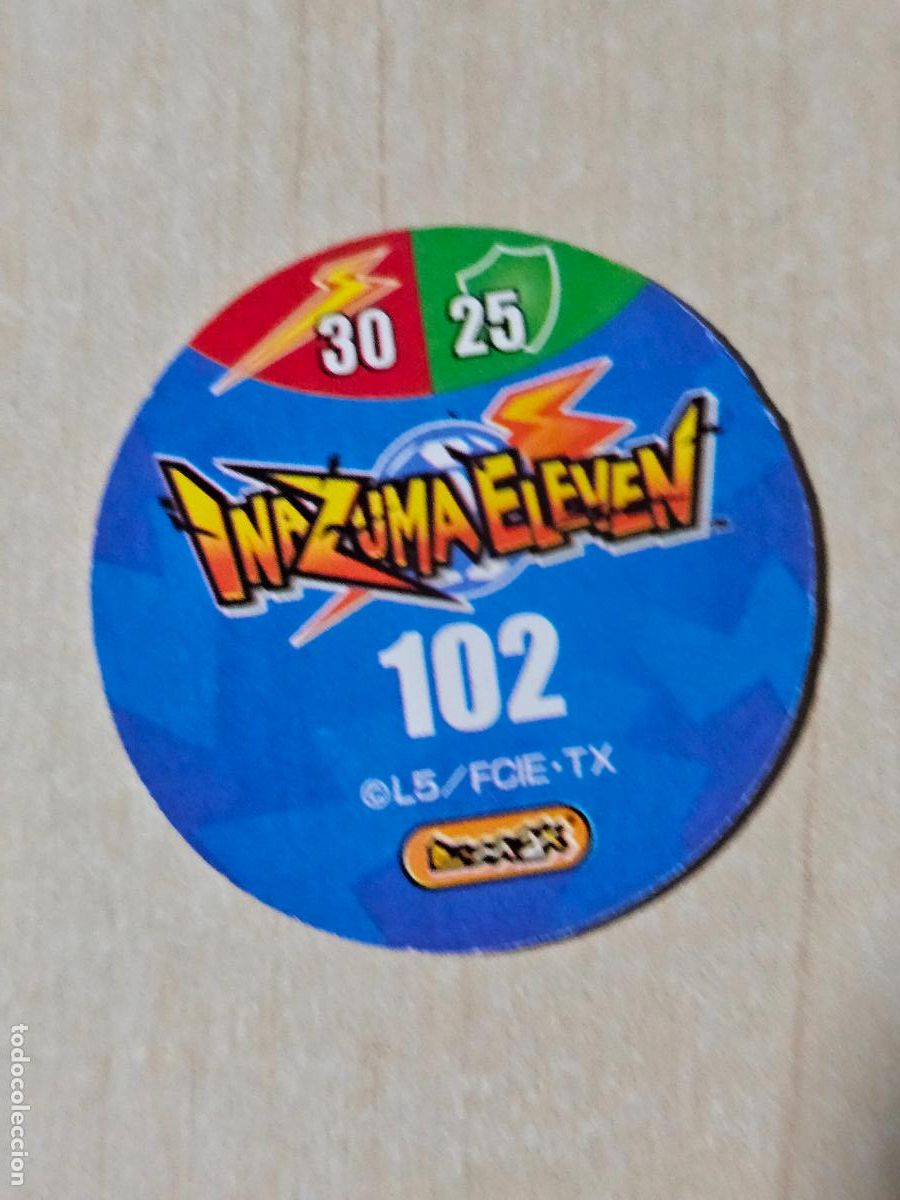 Coleccionismo cromos antiguos: N&ordm; 102 - TAZO - INAZUMA ELEVEN - E-MAX - Foto 2