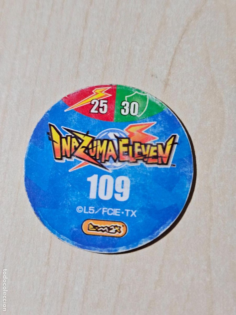 Coleccionismo cromos antiguos: N&ordm; 109 - TAZO - INAZUMA ELEVEN - E-MAX - Foto 2