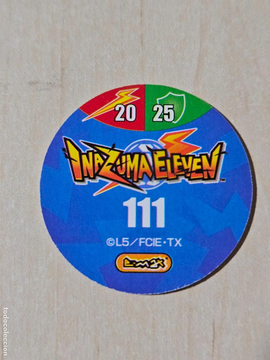 Coleccionismo cromos antiguos: N&ordm; 111 - TAZO - INAZUMA ELEVEN - E-MAX - Foto 2