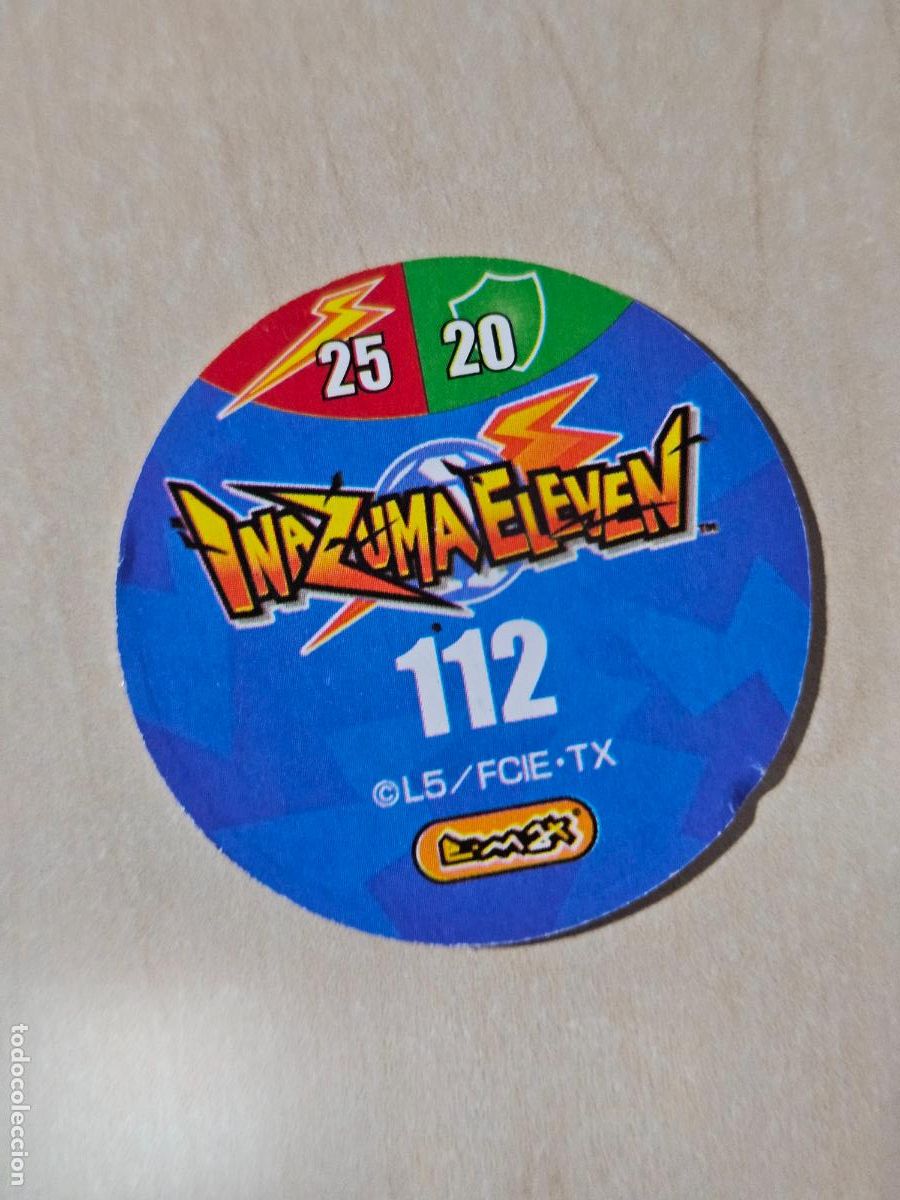 Coleccionismo cromos antiguos: N&ordm; 112 - TAZO - INAZUMA ELEVEN - E-MAX - Foto 2