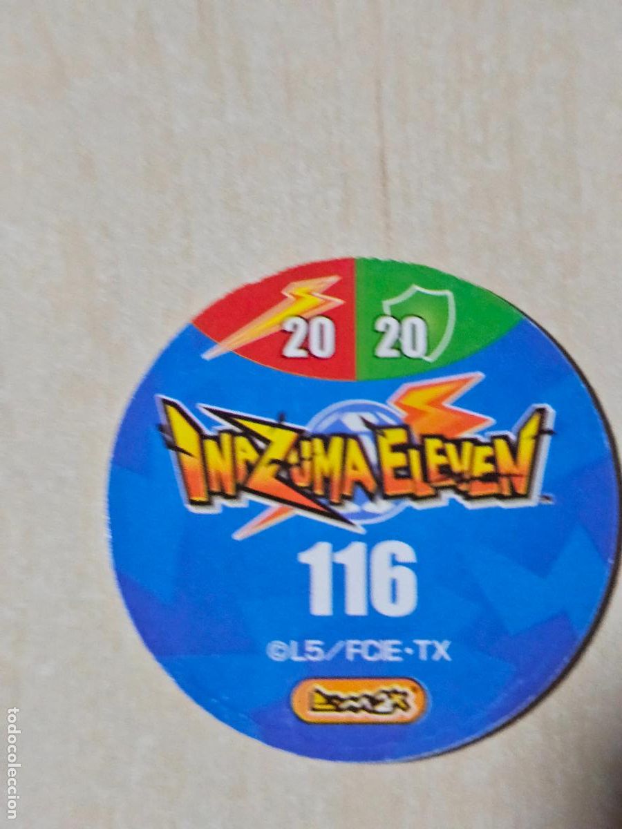 Coleccionismo cromos antiguos: N&ordm; 116 - TAZO - INAZUMA ELEVEN - E-MAX - Foto 2