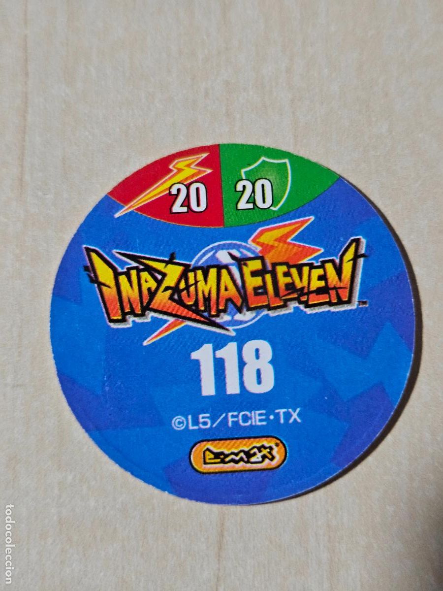 Coleccionismo cromos antiguos: N&ordm; 118 - TAZO - INAZUMA ELEVEN - E-MAX - Foto 2