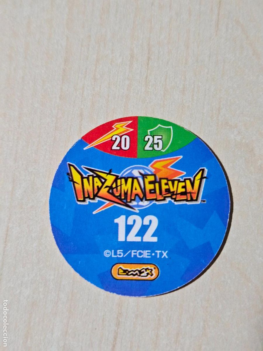 Coleccionismo cromos antiguos: N&ordm; 122 - TAZO - INAZUMA ELEVEN - E-MAX - Foto 2