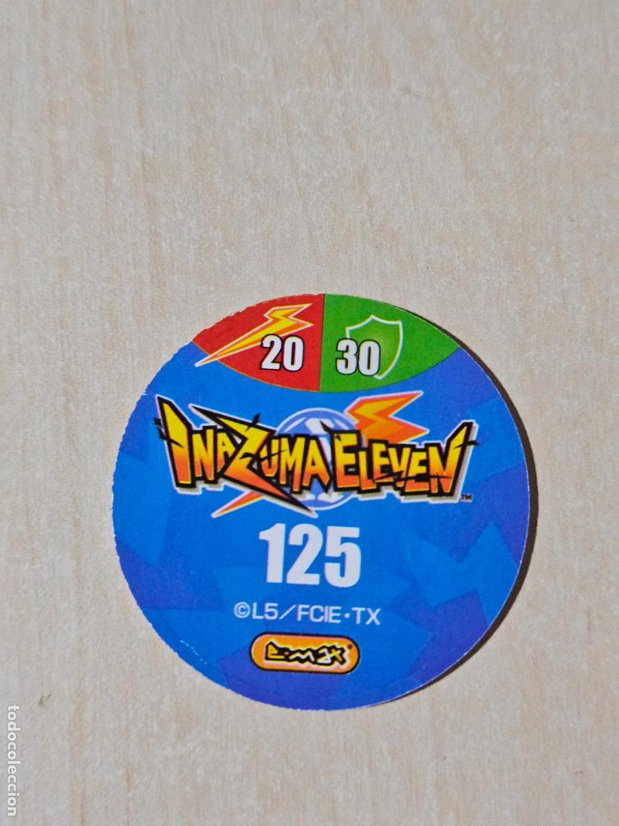 Coleccionismo cromos antiguos: N&ordm; 125 - TAZO - INAZUMA ELEVEN - E-MAX - Foto 2