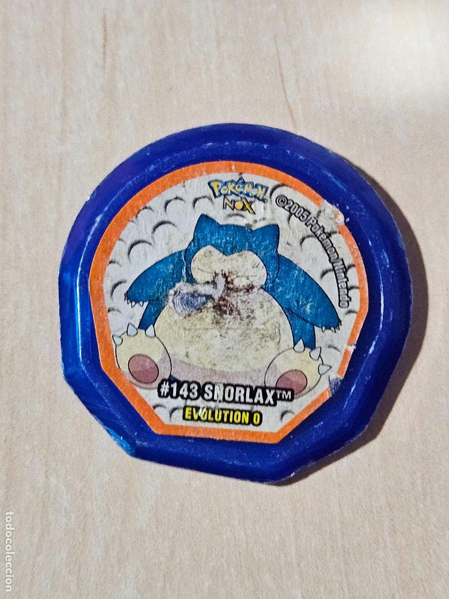 Coleccionismo cromos antiguos: TAZO 143 SNORLAX - POK&Eacute;MON NOX - Foto 1