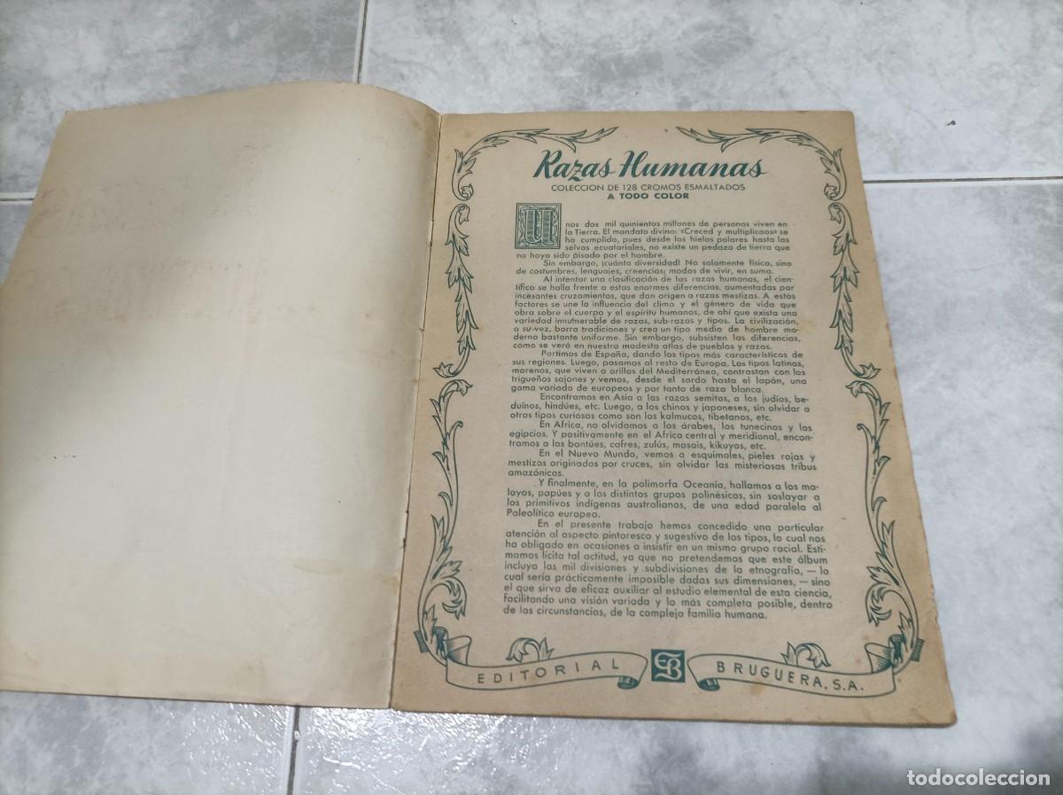 Coleccionismo cromos antiguos: Album Razas Humanas completo - Foto 2