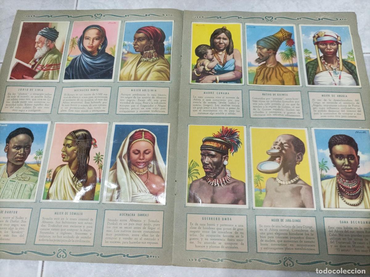 Coleccionismo cromos antiguos: Album Razas Humanas completo - Foto 6