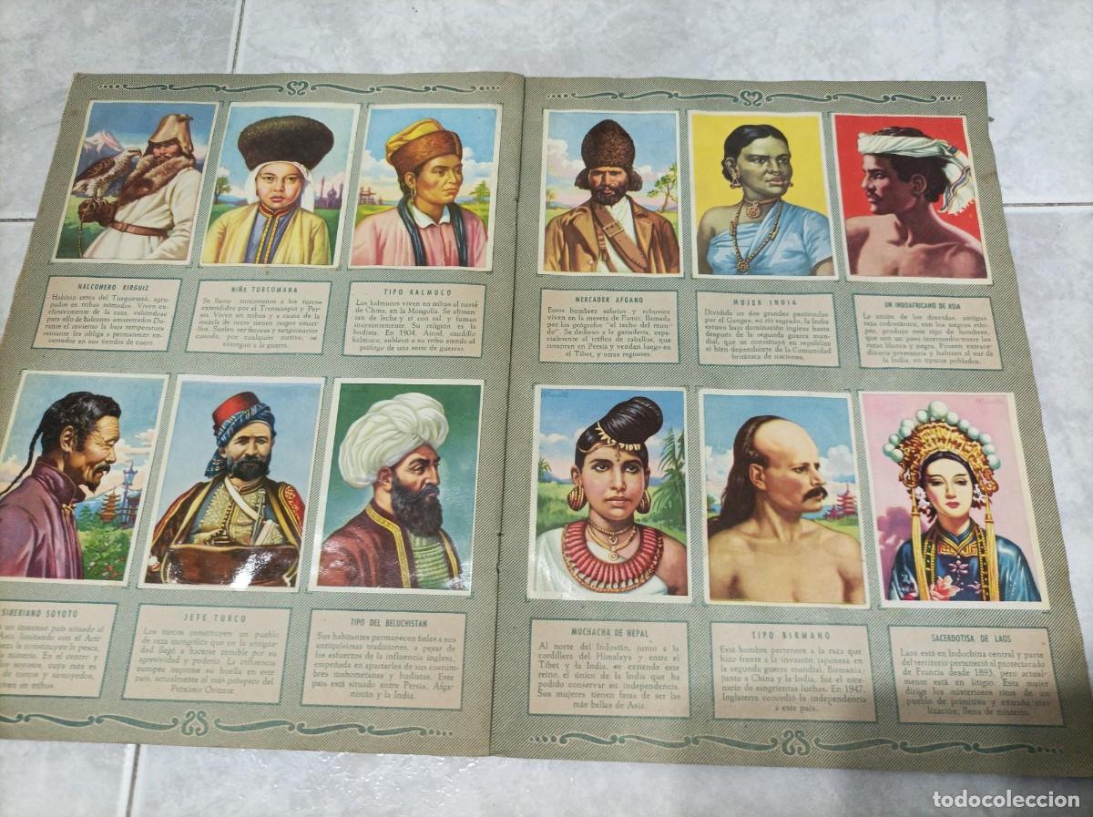 Coleccionismo cromos antiguos: Album Razas Humanas completo - Foto 7