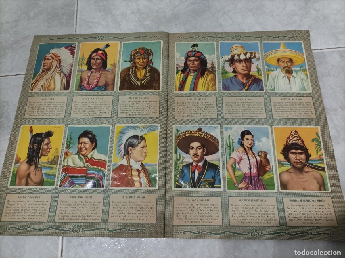 Coleccionismo cromos antiguos: Album Razas Humanas completo - Foto 8
