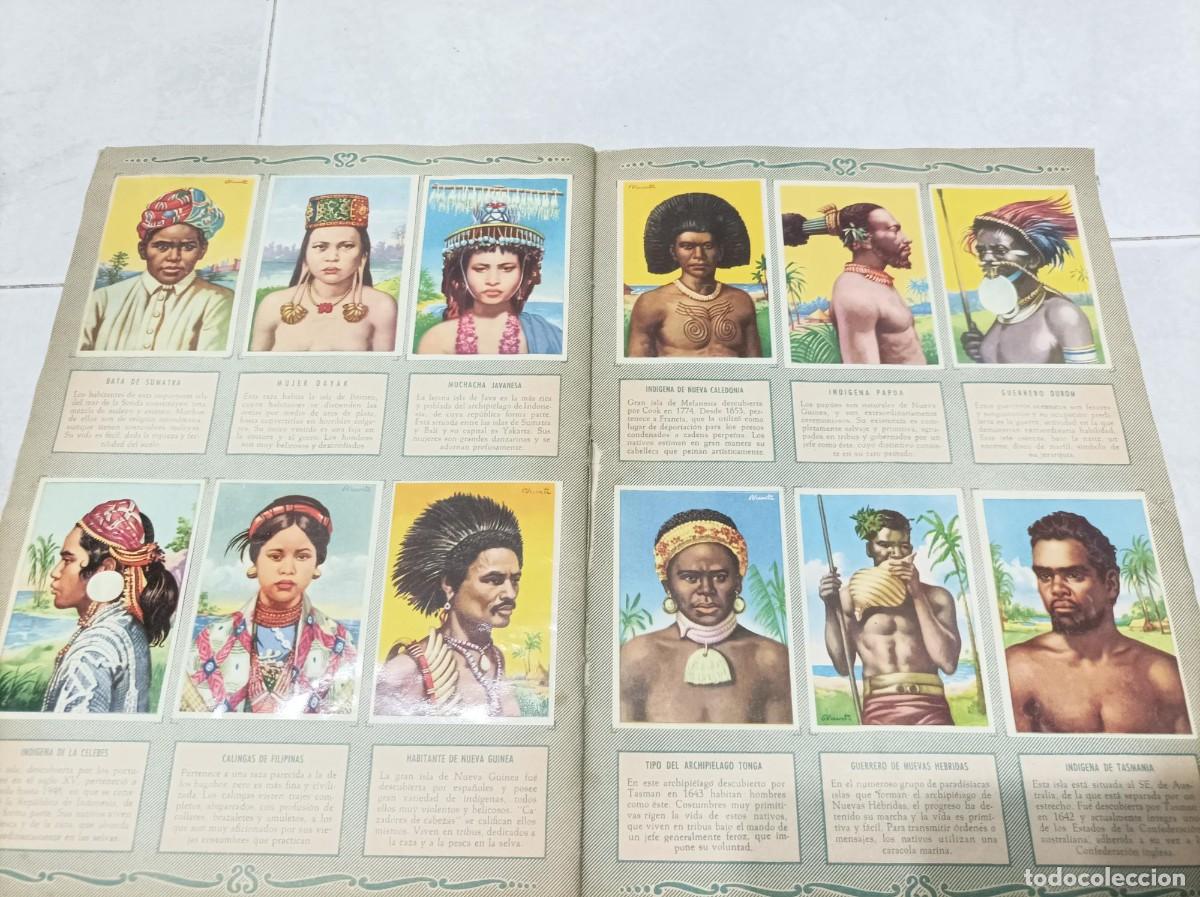 Coleccionismo cromos antiguos: Album Razas Humanas completo - Foto 9