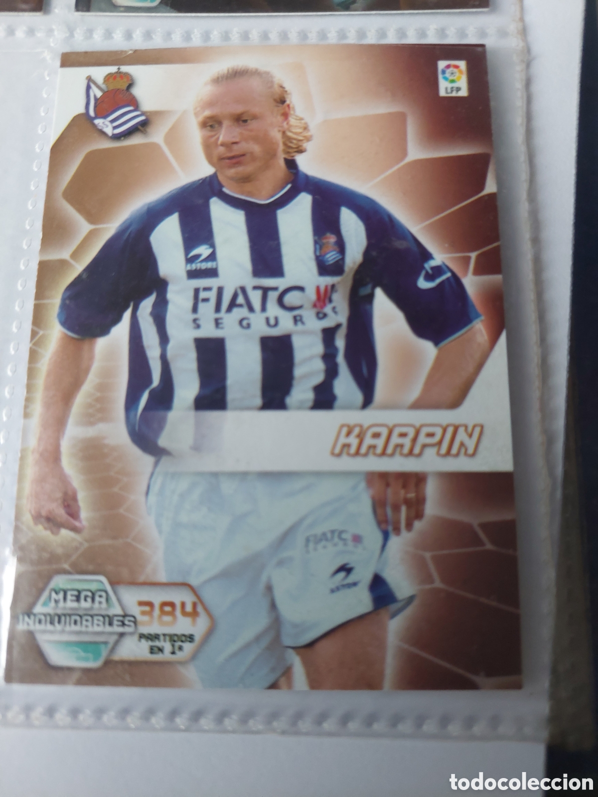 Coleccionismo Cromos antiguos: 411KARPIN REAL SOCIEDAD MEGA CRACKS 2005/2006 FICHAJES
