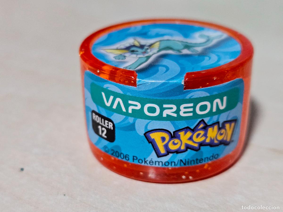 Coleccionismo cromos antiguos: ROLLER 12 VAPOREON - POKEMON ROLLERS - NINTENDO 2006 - Foto 1