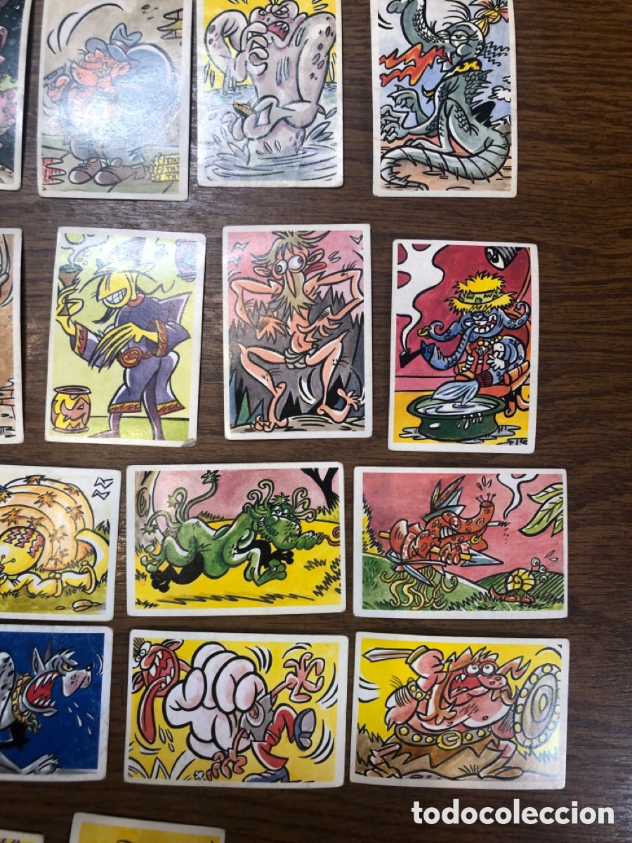 Coleccionismo cromos antiguos: 34 cromos monstruos locos locos - Foto 3