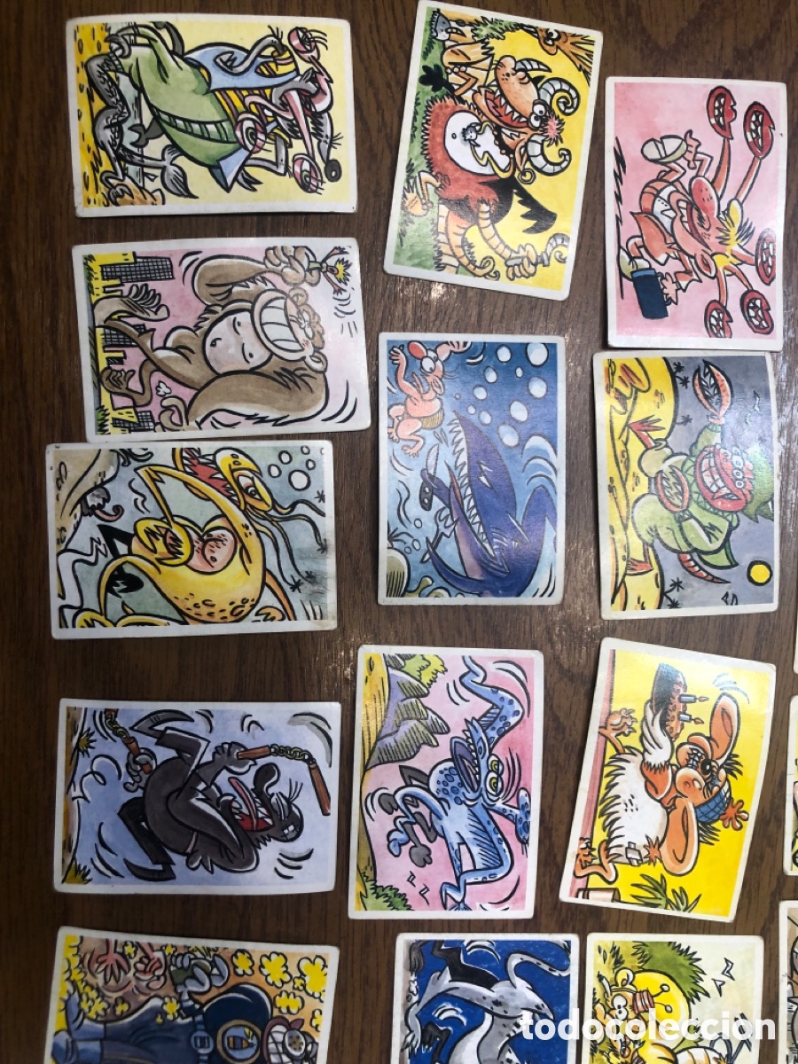 Coleccionismo cromos antiguos: 34 cromos monstruos locos locos - Foto 4
