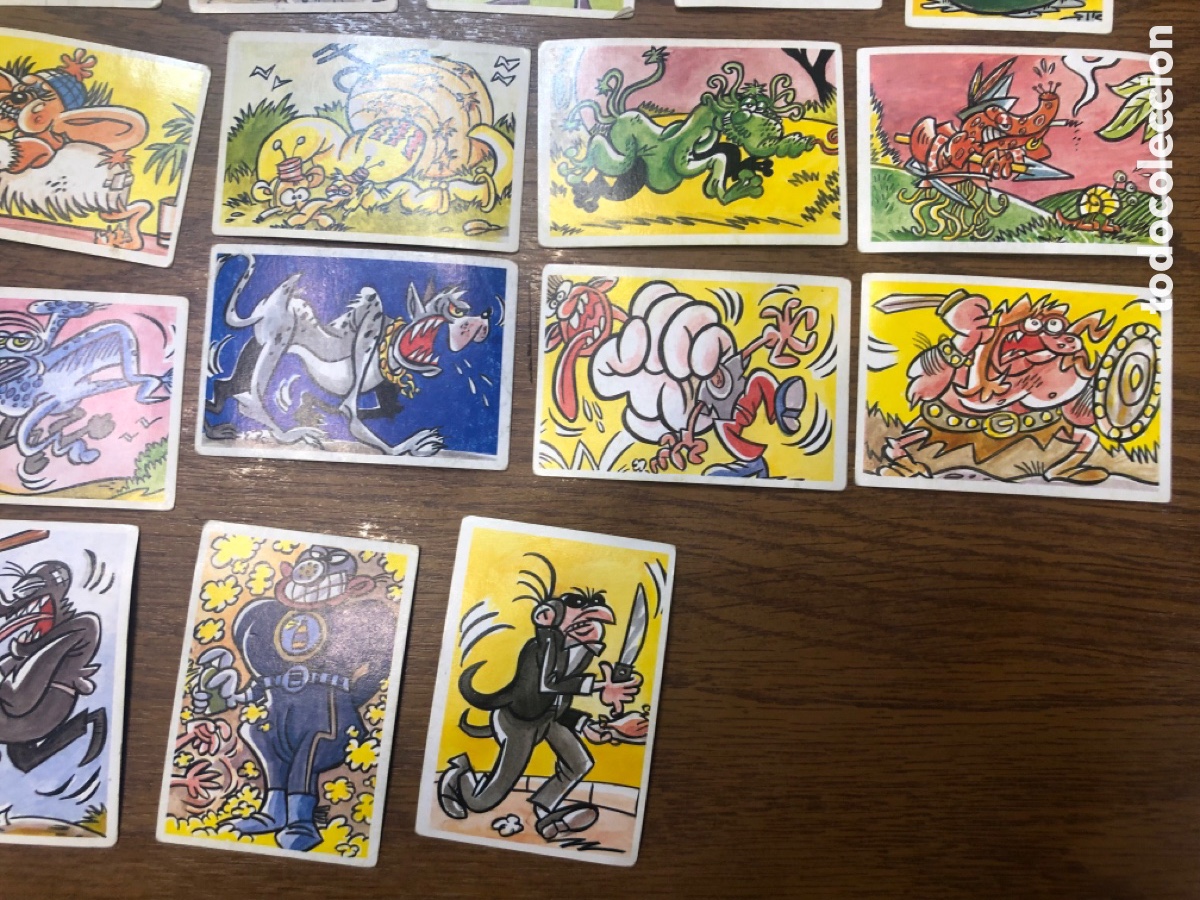 Coleccionismo cromos antiguos: 34 cromos monstruos locos locos - Foto 5