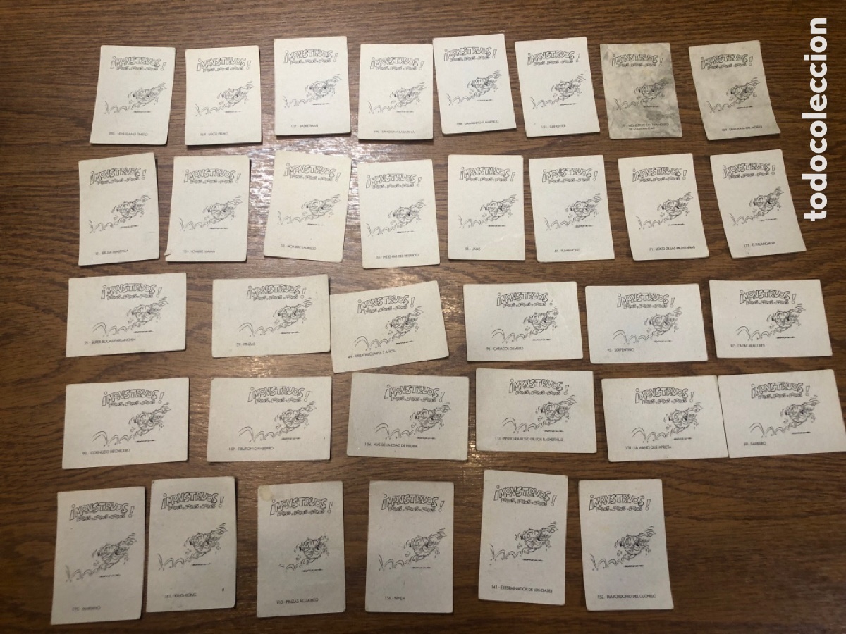 Coleccionismo cromos antiguos: 34 cromos monstruos locos locos - Foto 6